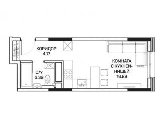 Продажа квартиры студии, 24.5 м2, Москва, улица Корнейчука, 27с7, район Бибирево