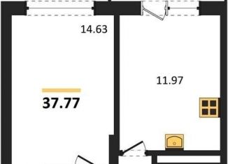 Продам однокомнатную квартиру, 37.8 м2, Воронеж, Коминтерновский район, Московский проспект, 66