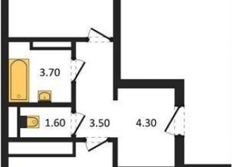 Продается 2-комнатная квартира, 56.9 м2, Воронеж, Коминтерновский район