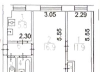 Продам двухкомнатную квартиру, 41.5 м2, Москва, улица Юлиуса Фучика, 2/30, метро Маяковская