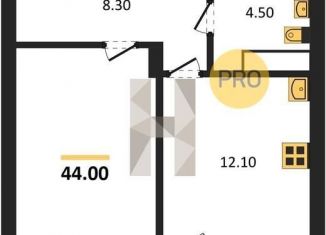 Продаю 1-комнатную квартиру, 44 м2, Воронеж, Железнодорожный район, бульвар Содружества, 1