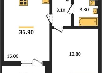 Продается 1-ком. квартира, 36.9 м2, Воронеж, Коминтерновский район