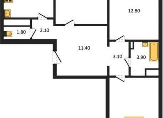 Продам 3-комнатную квартиру, 83 м2, Воронеж, Советский район, улица Полковника Богомолова, 5