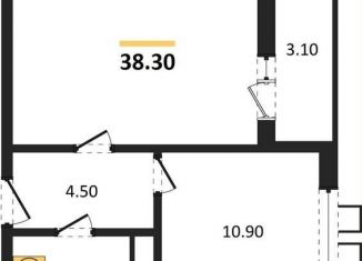 Продаю 1-ком. квартиру, 38.3 м2, Воронеж, улица Шишкова, 140Б/6, Центральный район