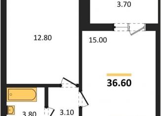 Продается однокомнатная квартира, 36.6 м2, Воронеж, Коминтерновский район