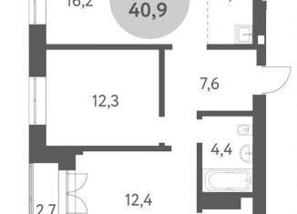 Продажа 3-комнатной квартиры, 66.3 м2, Новосибирск