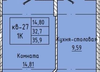 Продается однокомнатная квартира, 32.7 м2, Забайкальский край