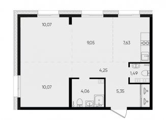 Продажа 3-комнатной квартиры, 52 м2, Иркутск, Октябрьский округ