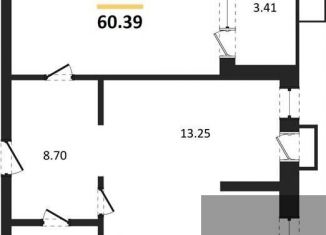 Продаю 2-ком. квартиру, 60.4 м2, Воронеж, набережная Чуева, 7, Железнодорожный район