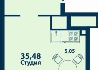 Однокомнатная квартира на продажу, 35.5 м2, Уфа, Ленинский район