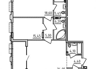 Продам 2-ком. квартиру, 101.7 м2, Ростов-на-Дону, Кировский район, улица Седова, 19