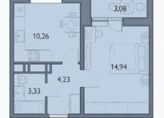 Продаю 1-ком. квартиру, 34.3 м2, Брянская область, проспект Станке Димитрова, 67к7