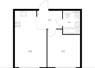 Продажа 1-комнатной квартиры, 40.8 м2, Санкт-Петербург, метро Чёрная речка