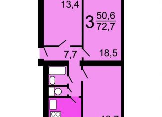 Продам комнату, 14 м2, Москва, Профсоюзная улица, 17к3