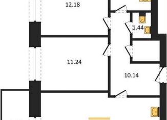 Продажа 2-ком. квартиры, 66.5 м2, Богучар