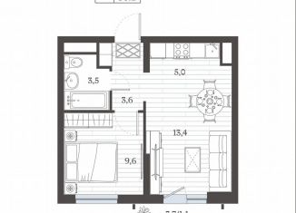 Продам 2-комнатную квартиру, 36.1 м2, Дербент