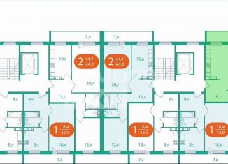 Продам 4-ком. квартиру, 103 м2, поселок Зональная Станция, улица Королёва, 16