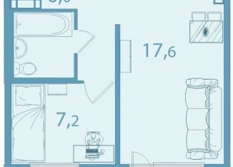 Продам двухкомнатную квартиру, 38.2 м2, Томская область, улица Славского, 26