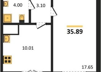 Продажа 1-ком. квартиры, 35.9 м2, Воронеж, Левобережный район, Цимлянская улица, 10В