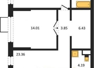 Продажа 2-ком. квартиры, 76.4 м2, Воронеж, Железнодорожный район, набережная Чуева, 7