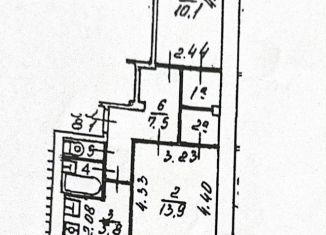 Продам 2-ком. квартиру, 44 м2, Москва, Бульвар Рокоссовского, Просторная улица, 11