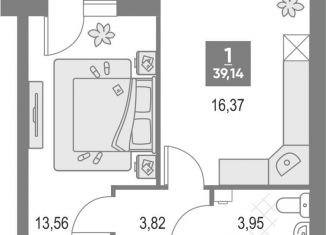 Продается 1-ком. квартира, 39.1 м2, Кировская область