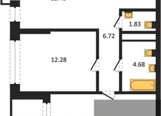 Продам двухкомнатную квартиру, 62.7 м2, Воронеж, набережная Чуева, 7, Железнодорожный район