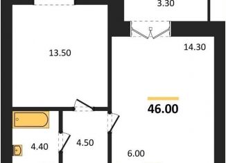 1-ком. квартира на продажу, 46 м2, Новосибирская область, улица Кирова, 342