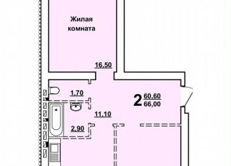 Продаю двухкомнатную квартиру, 66 м2, Владимирская область, проспект Строителей, 38А