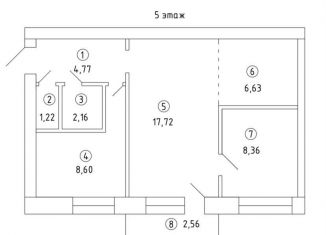 Продажа 2-комнатной квартиры, 50 м2, Пензенская область, Зелёная улица, 25