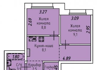 Продается 2-комнатная квартира, 39.6 м2, Иркутская область, Култукская улица, 16