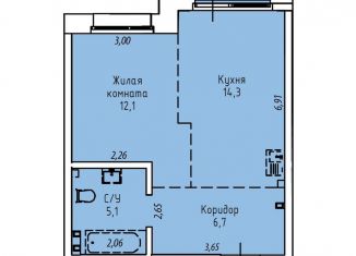 Продам 1-комнатную квартиру, 39.2 м2, Иркутская область, Култукская улица, 16