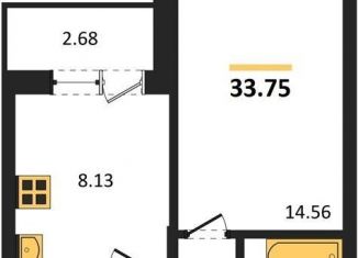 Продажа однокомнатной квартиры, 33.8 м2, Воронеж, Советский район