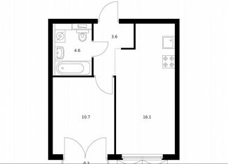 Продажа 1-ком. квартиры, 35.2 м2, Москва, район Покровское-Стрешнево, жилой комплекс Холланд Парк, к8