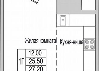 2-ком. квартира на продажу, 27.2 м2, Псковская область, улица Героя России Досягаева, 6