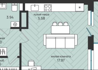 Продается однокомнатная квартира, 36 м2, Архангельск, территориальный округ Майская горка