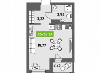 Продажа квартиры студии, 28.1 м2, Санкт-Петербург, метро Купчино, Пулковское шоссе, 30