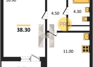 Продам 1-комнатную квартиру, 38.3 м2, Воронеж, улица Шишкова, 140Б/6, Центральный район