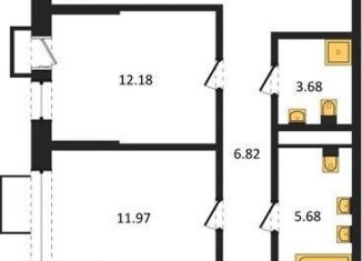 Продажа 3-комнатной квартиры, 86 м2, Воронеж, Железнодорожный район, набережная Чуева, 7