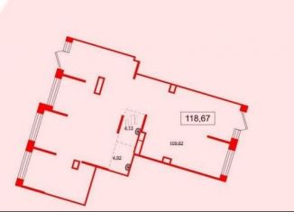 Продаю помещение свободного назначения, 118.67 м2, Ленинградская область, проспект Строителей, 1к2
