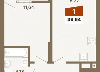 Продам 1-комнатную квартиру, 39.6 м2, Екатеринбург, Верх-Исетский район