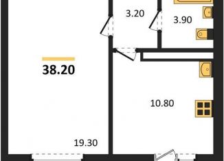 Продажа однокомнатной квартиры, 38.2 м2, Воронеж, улица Шидловского, 28