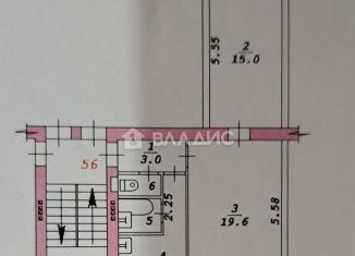 2-ком. квартира на продажу, 48.1 м2, Новосибирск, улица Ленина, 30/1, метро Площадь Гарина-Михайловского