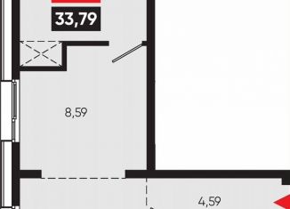 2-ком. квартира на продажу, 33.8 м2, Иркутская область