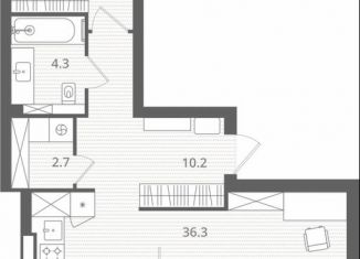 Продажа 2-комнатной квартиры, 69.2 м2, Калининград, Стекольная улица, 41