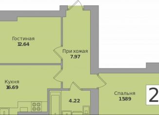 2-ком. квартира на продажу, 60 м2, Калининград, Московский район, Минусинская улица, 5