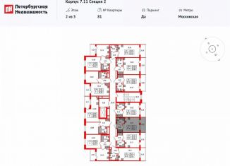 Продаю квартиру студию, 22 м2, Санкт-Петербург, муниципальный округ Пулковский Меридиан