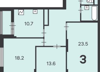 Продам 3-комнатную квартиру, 845 м2, Москва, станция Перерва, Люблинская улица, 80к7