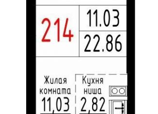 Квартира на продажу студия, 22.9 м2, Екатеринбург, метро Геологическая