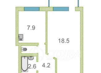 Продается 1-ком. квартира, 32.3 м2, Тюмень, проезд Стахановцев, 2, Восточный округ